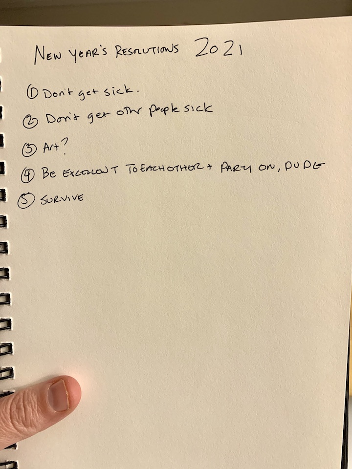 Plague Diary: January 1,&nbsp;2021